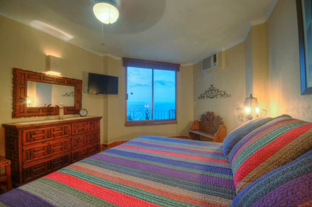 Primary bedroom at Kay’s Getaway